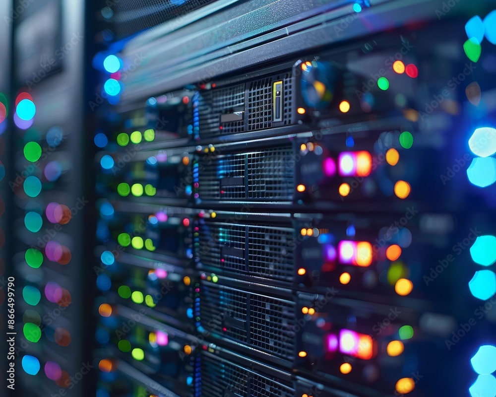 Modern cloud storage infrastructure with multiple servers, encrypted data flows, and a userfriendly dashboard ensuring highlevel security and accessibility Modern cloud storage infrastructure with multiple servers, encrypted data flows, and a userfriendly dashboard ensuring highlevel security and accessibility