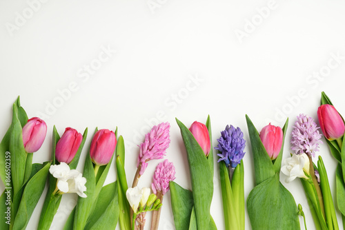 Abstract Natural Floral Frame Layout With Text Space