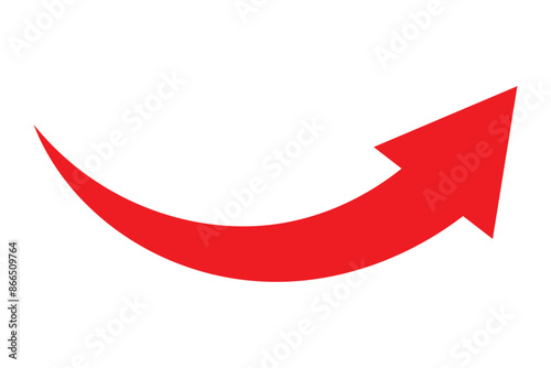 Double-sided curved arrow