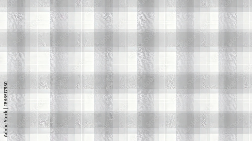 White and Grey Plaid Pattern White and Grey Plaid Pattern