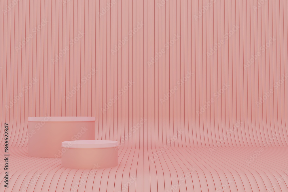 3d Podium display. geometric abstract . 3D rendering. 3d Podium display. geometric abstract . 3D rendering.