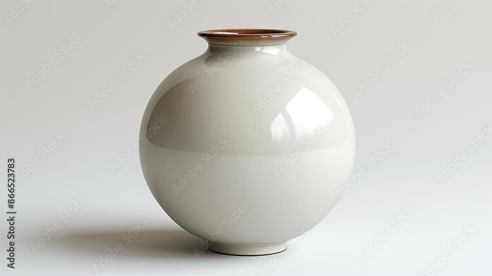 white ceramic vase HD 8K wallpaper Stock Photographic Image  