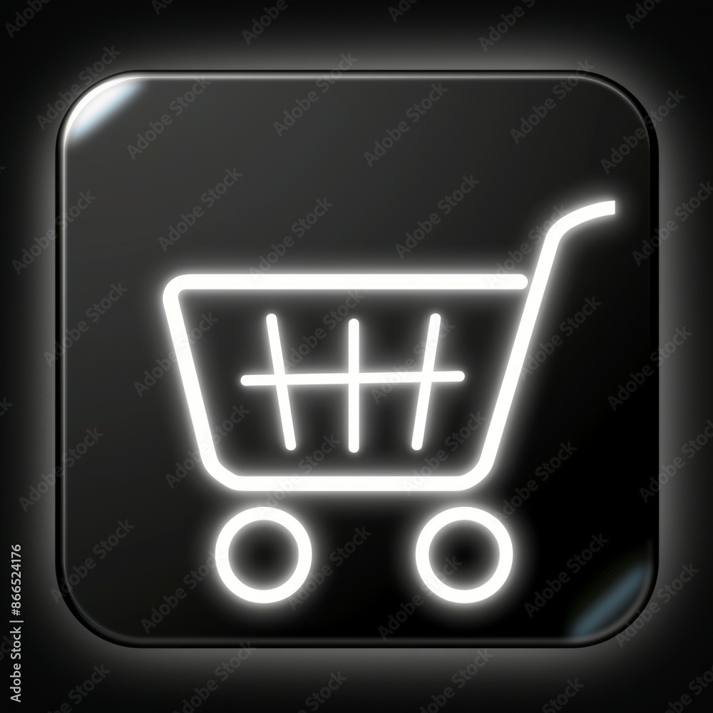Shopping Cart Icon, flat design best vector icon