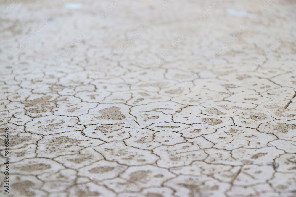 Obraz premium Cracked concrete floor