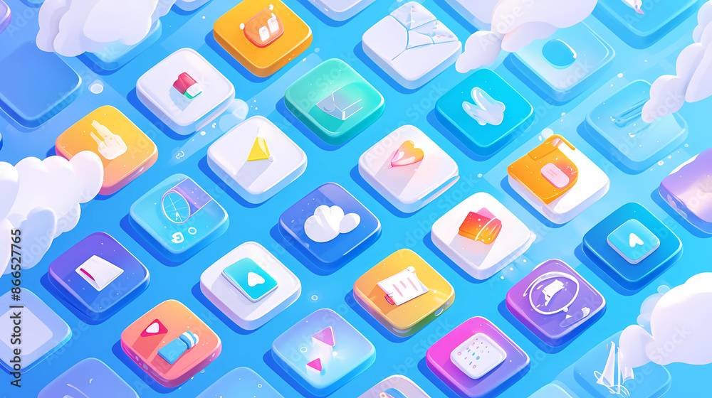 A set of icon designs A set of icon designs