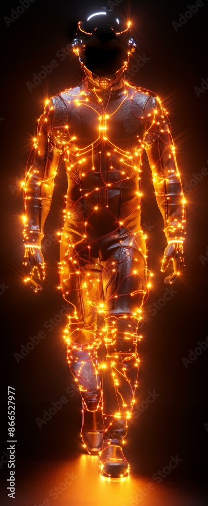 Illuminated Futuristic Suit Illuminated Futuristic Suit