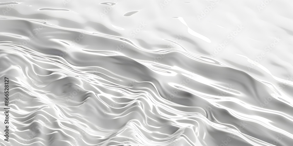 Abstract white transparent water shadow surface background