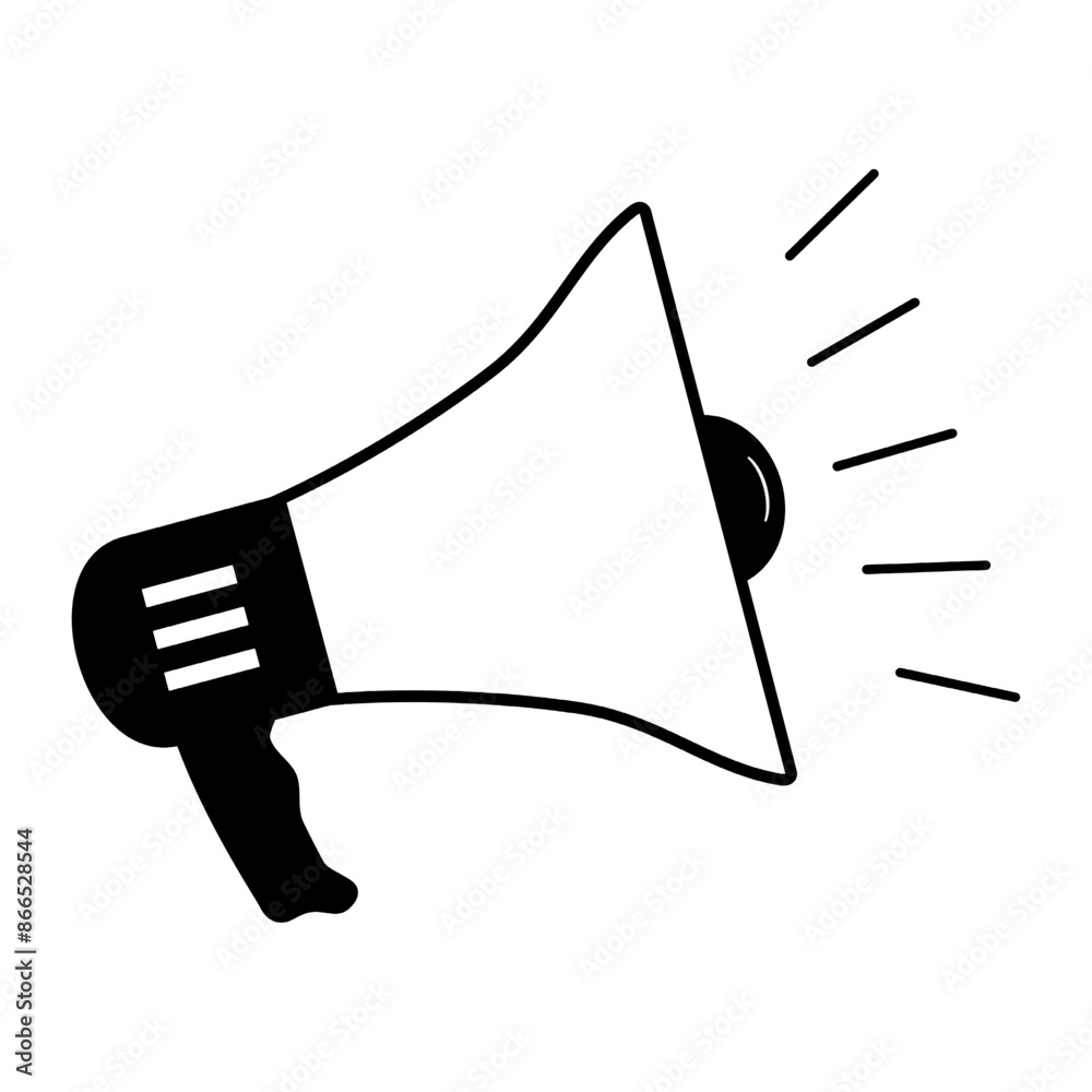 megaphone icon illustration megaphone icon illustration