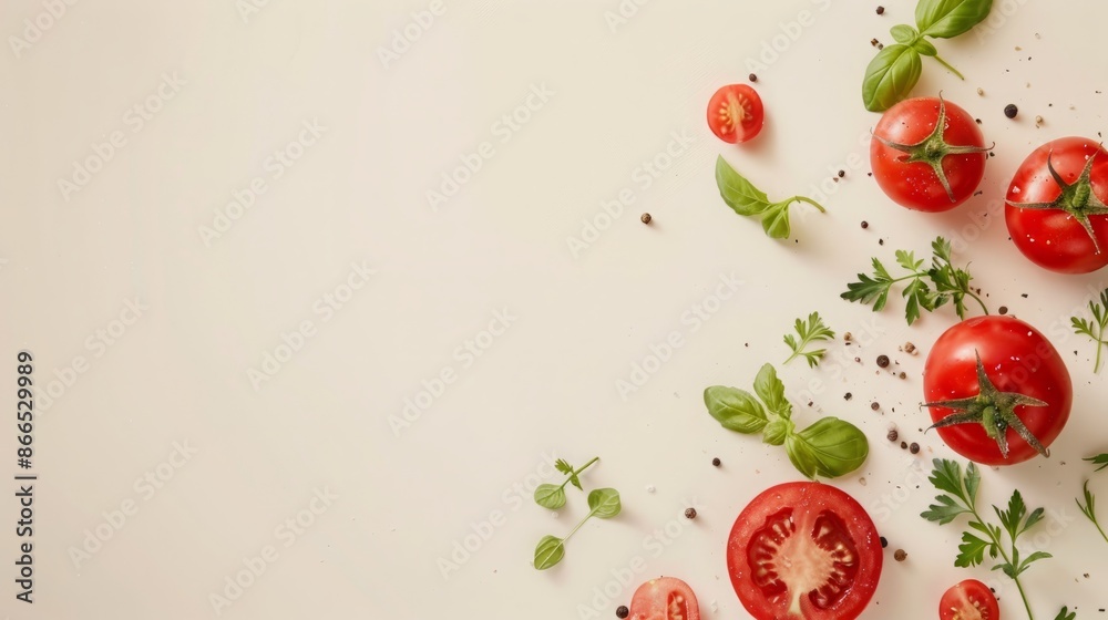 Mockup tomato slices vegetable Mockup tomato slices vegetable