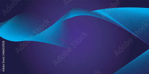 Abstract digital wavy lines on backgound with place for text.