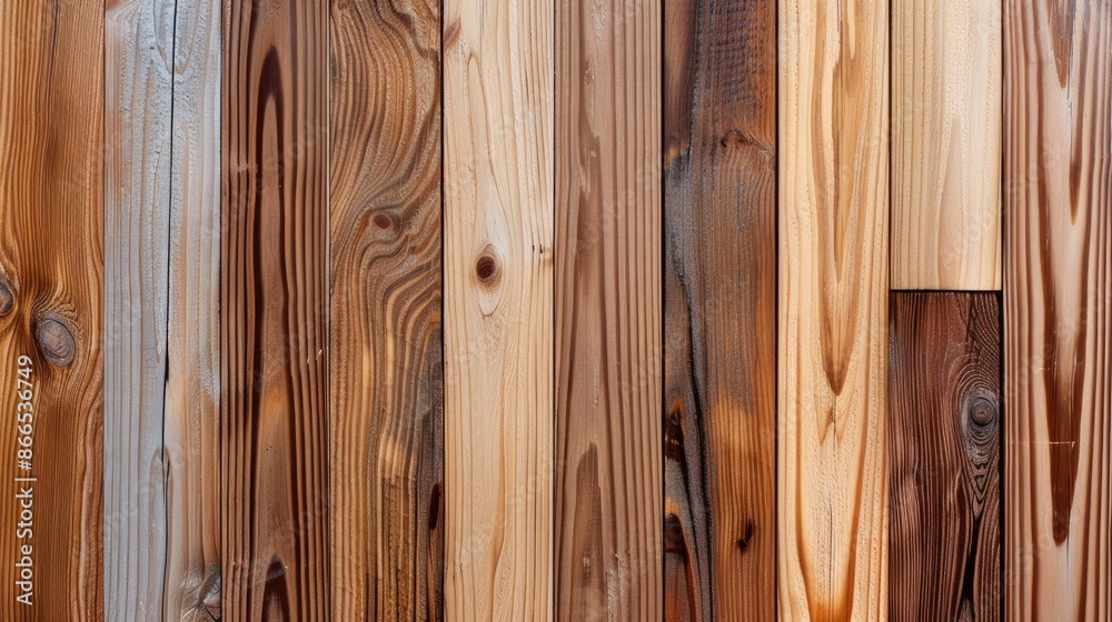 Naklejka premium Characteristics of wood flooring