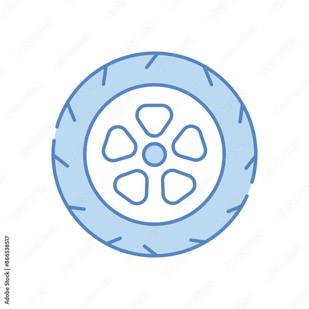 Racing Tires vector icon Racing Tires vector icon