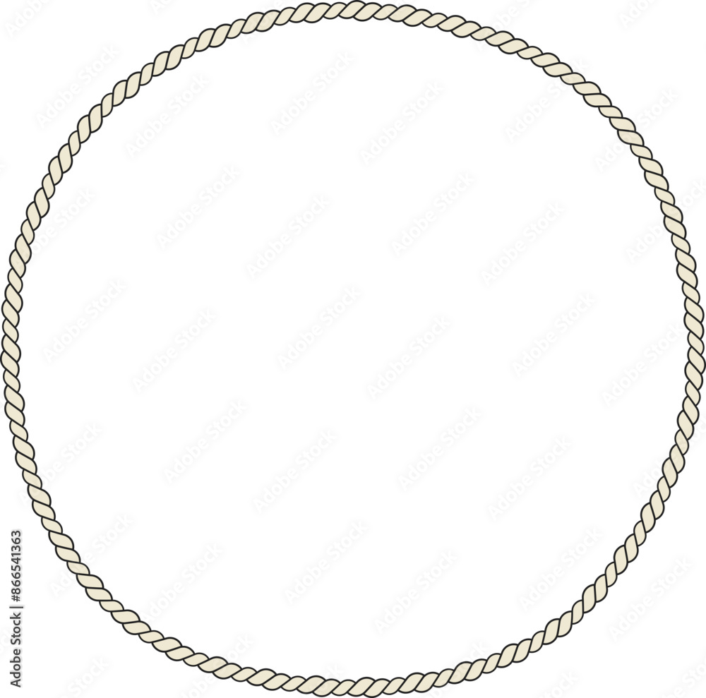 Rope border and frame. lasso twisted and crisscrossed until a circle.
Rope border and frame. lasso twisted and crisscrossed until a circle.