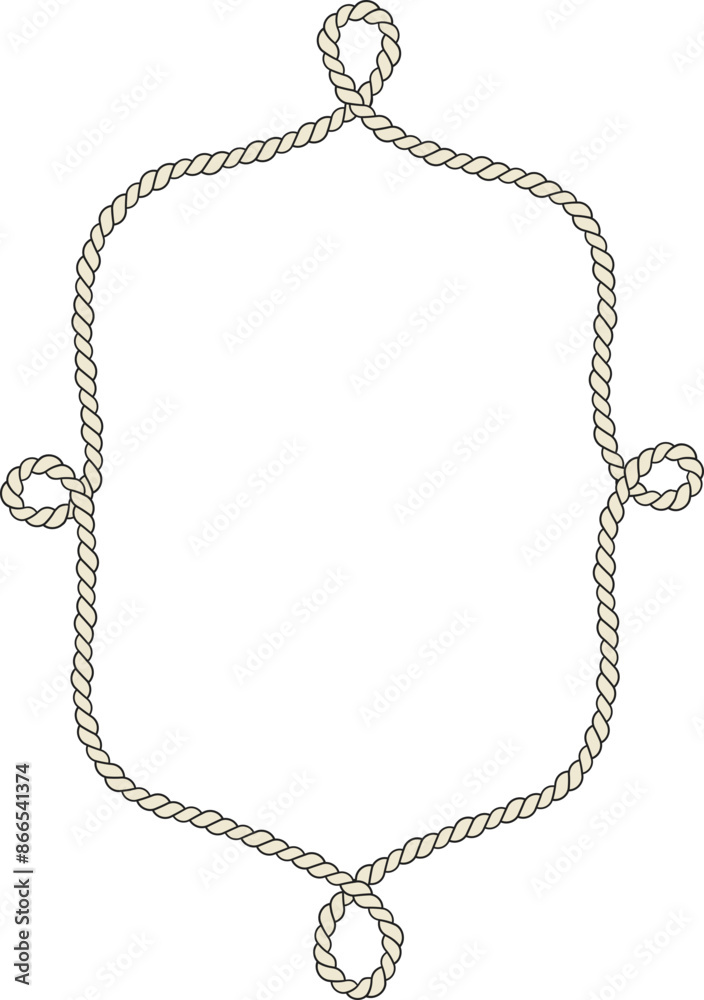 Rope border and frame. lasso twisted and crisscrossed until a square. Rope border and frame. lasso twisted and crisscrossed until a square.