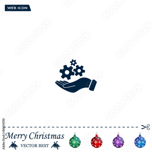 Vector illustration, light background.