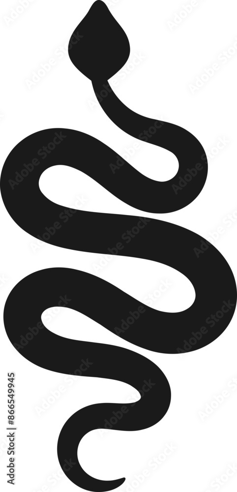 Mystical Snake Vector Graphic Mystical Snake Vector Graphic