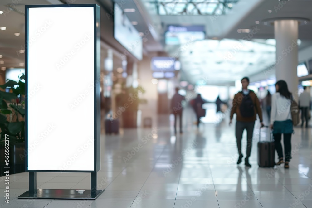 Mockup of a pull up banner displayed in the hallway of an elegant building. The poster serves as an advertising or marketing message displayed in a modern design setting. Mockup of a pull up banner displayed in the hallway of an elegant building. The poster serves as an advertising or marketing message displayed in a modern design setting.