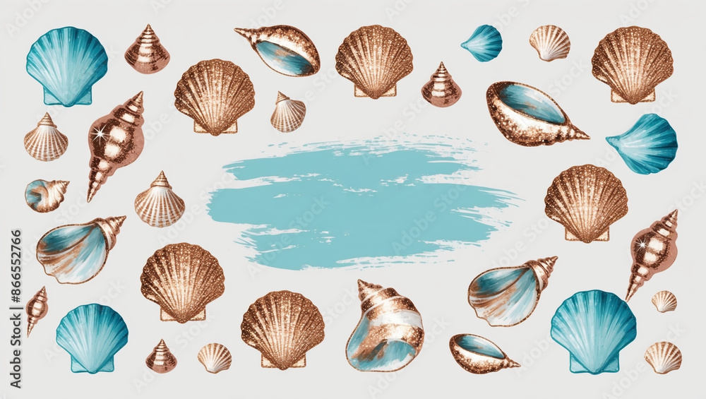shells background shells background