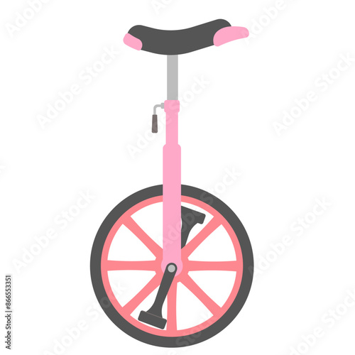 一輪車のイラスト