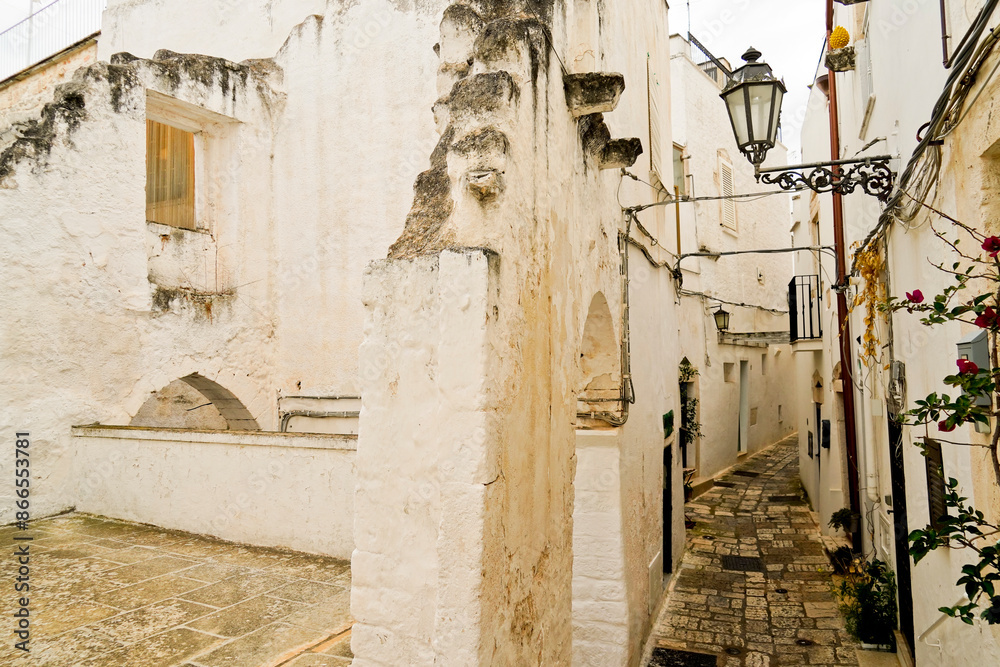 Ostuni, la città bianca di Puglia,Brindisi,Puglia. Italia