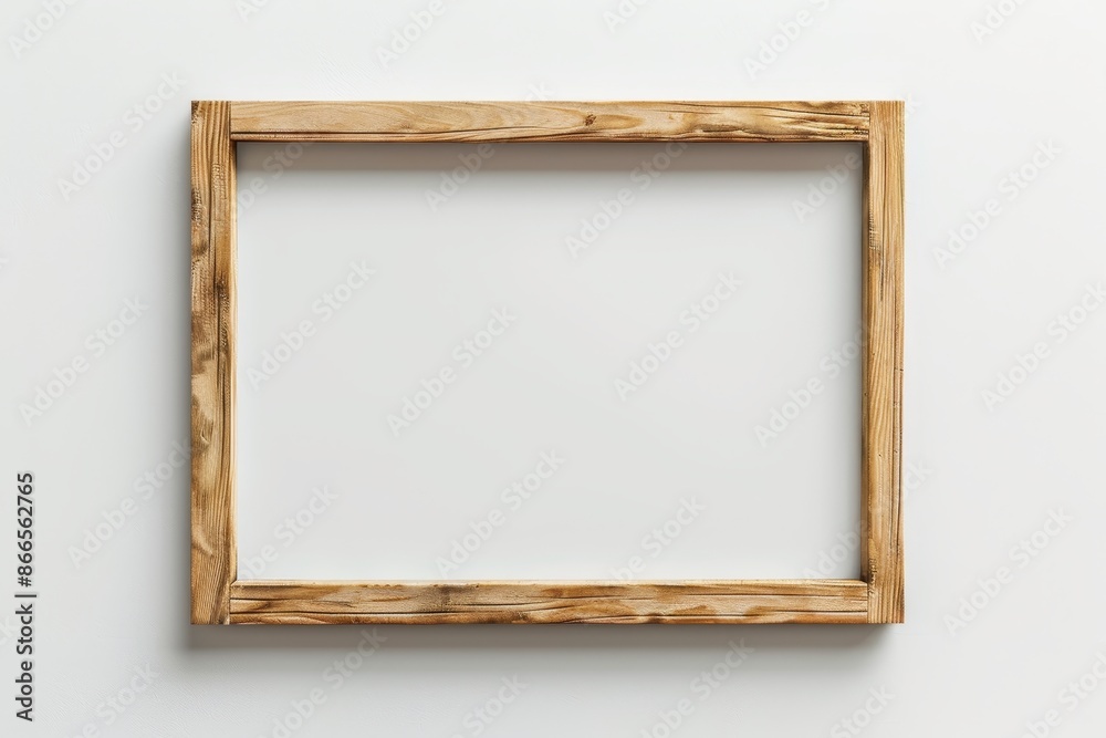 Stylish wooden frame mockup on white wall, showcasing a poster or product. Landscape size 50x70, 20x28, showcasing a product or text. Stylish wooden frame mockup on white wall, showcasing a poster or product. Landscape size 50x70, 20x28, showcasing a product or text.