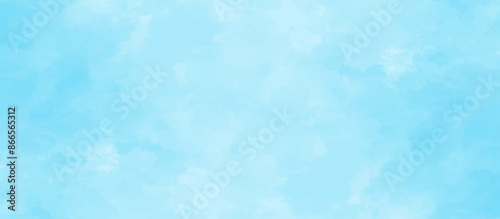 Blue sky with cloud .Beautiful blue sky with white clouds .bright cloud cover in the sun calm clear winter air background .gradient light white background.	