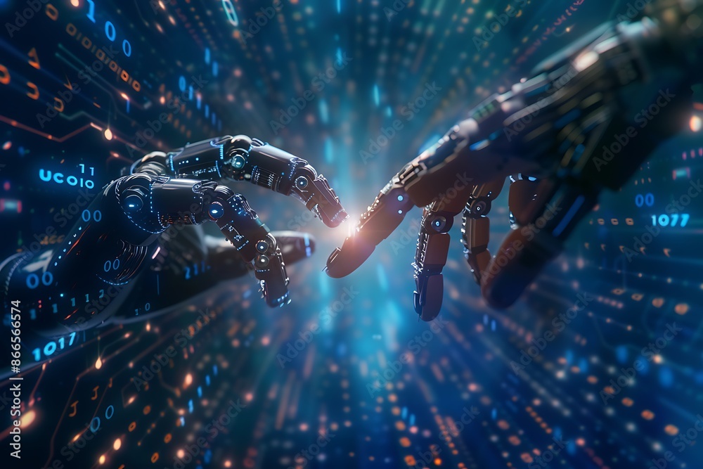 Human and Robotic Hand Touching, Bridging the Gap Between Humanity and Artificial Intelligence Human and Robotic Hand Touching, Bridging the Gap Between Humanity and Artificial Intelligence