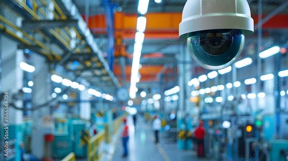 Surveillance Monitoring Industrial Warehouse Interior Security System Surveillance Monitoring Industrial Warehouse Interior Security System