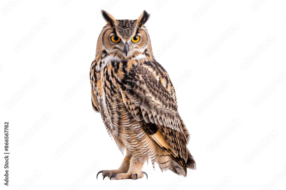 Eagle owl isolated on transparent background Eagle owl isolated on transparent background