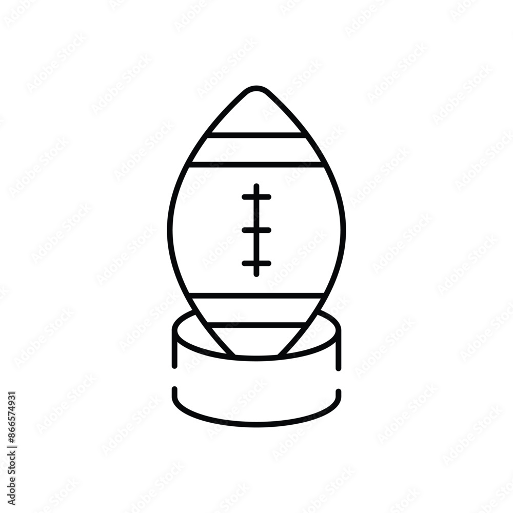 Rugby vector icon Rugby vector icon