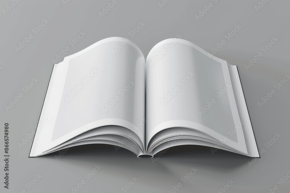 This mockup shows the right-hand side of a magazine on a black background This mockup shows the right-hand side of a magazine on a black background