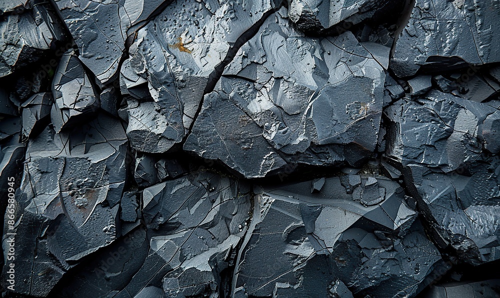 Black grunge background, mountain close-up distressed backdrop, dark gray stone texture, black rock background.