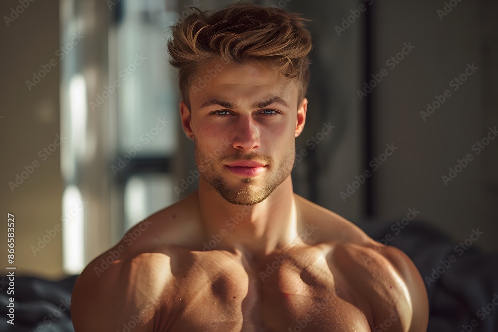 Portrait of young handsome man Portrait of young handsome man