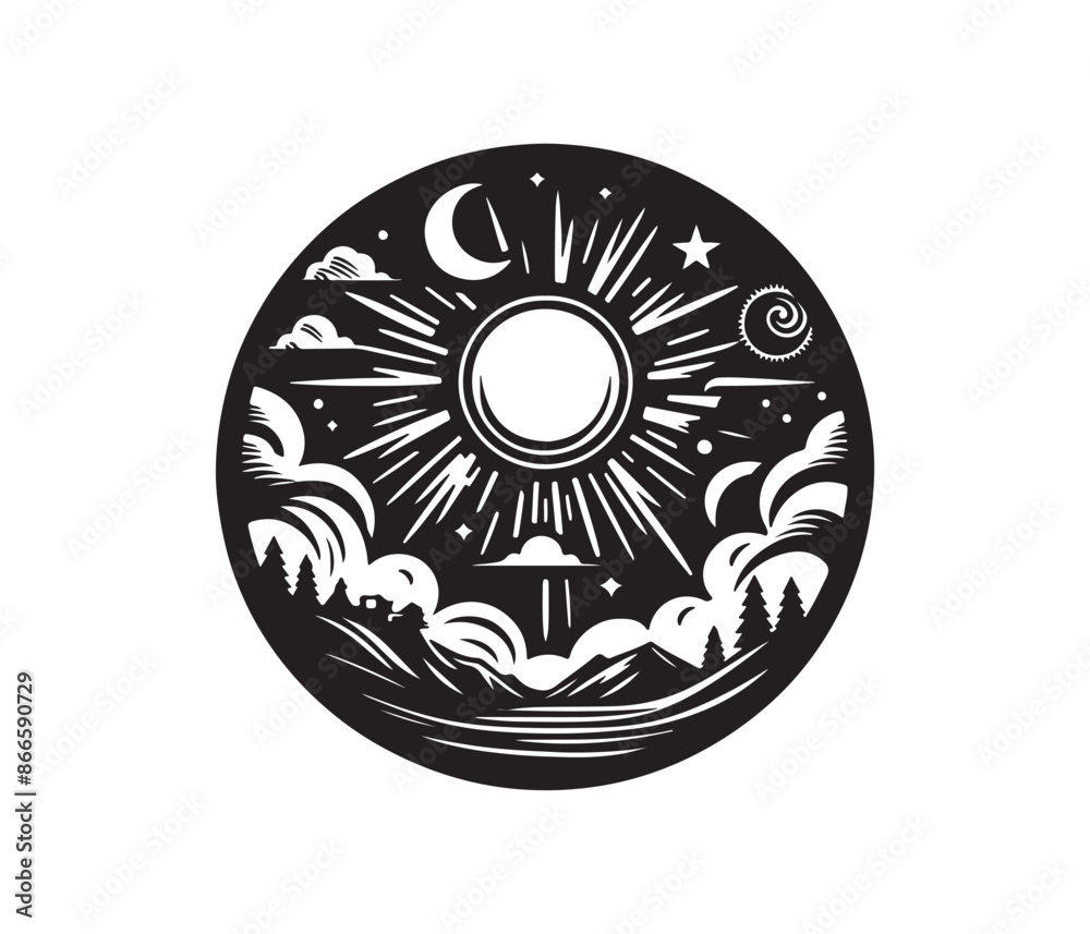 sun vector art graphic resources silhouette vector style,white background sun vector art graphic resources silhouette vector style,white background