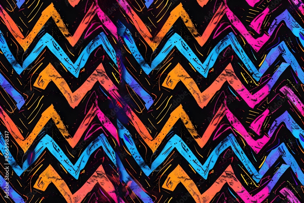 Abstract Geometric Pattern with Vibrant Colors Abstract Geometric Pattern with Vibrant Colors