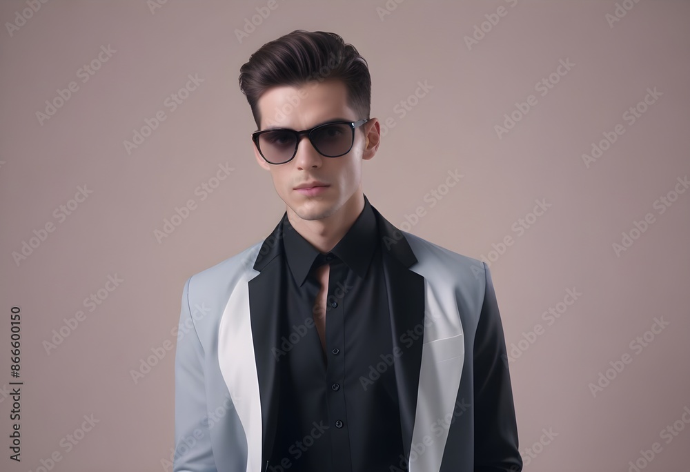 Man in suit on clean background Man in suit on clean background