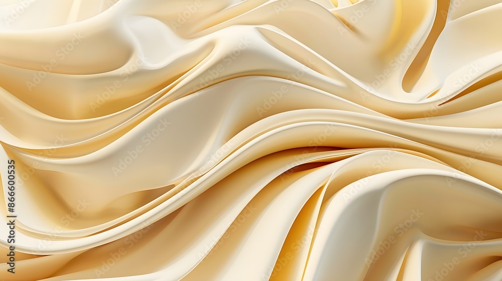 Fototapeta premium Yellow wallpaper, yellow background, Vibrant Layers of Gold- Textural Close-up of yellow element
