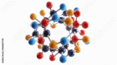 A Colorful Molecular Structure in Three Dimensions photo