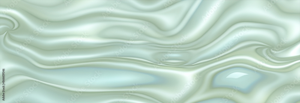 green and white pearly gradient neon banner. Soft mint silky gradient wave backdrop green and white pearly gradient neon banner. Soft mint silky gradient wave backdrop