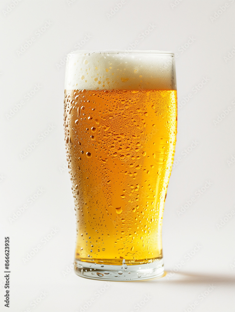 Fresh cold lager Fresh cold lager