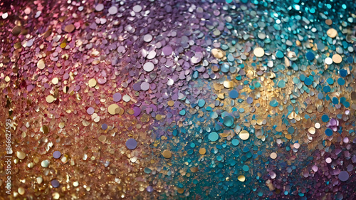 multicolor rainbow glittered abstract background © a.h.27088077