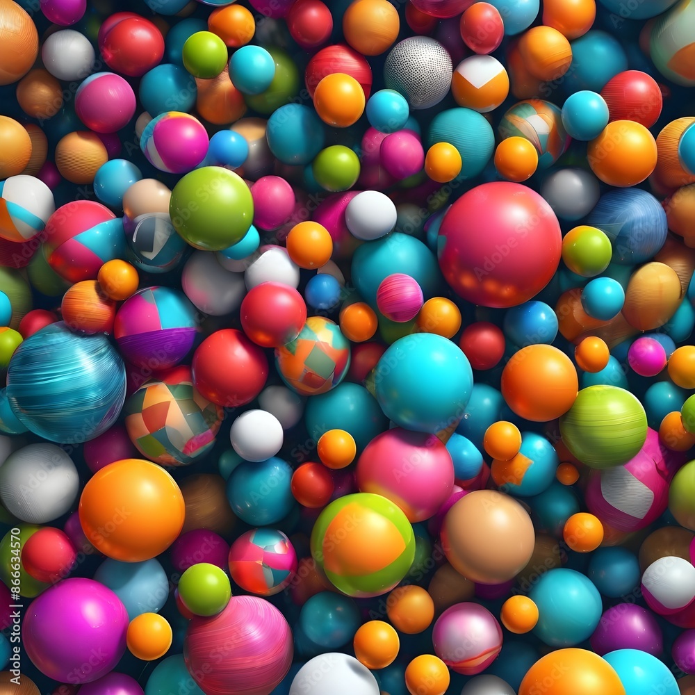 colorful balls background