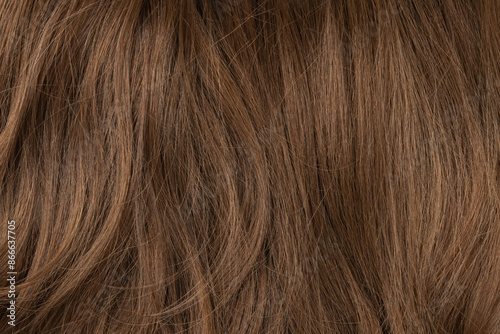 Long human brown hair background texture close up