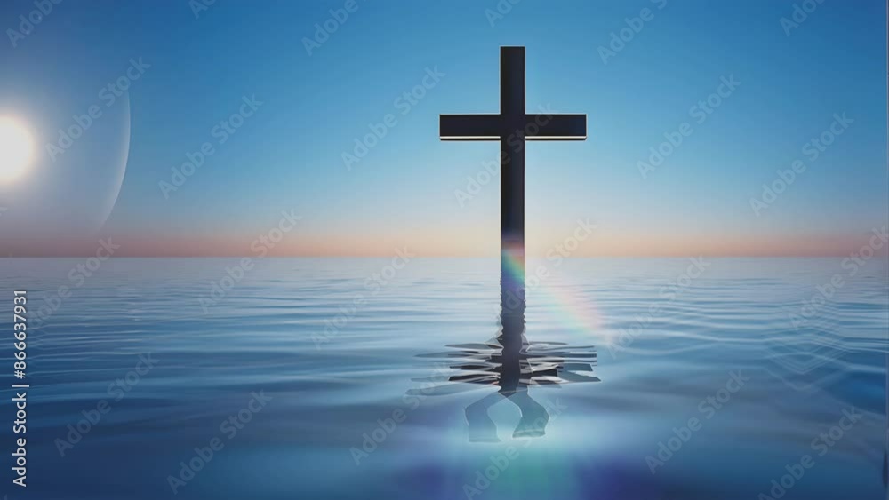 looping lone cross over still water.
looping lone cross over still water.