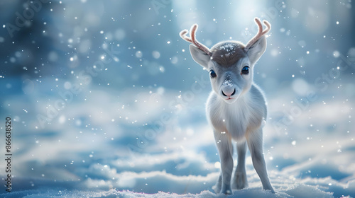YamalNenets reindeer calf photo