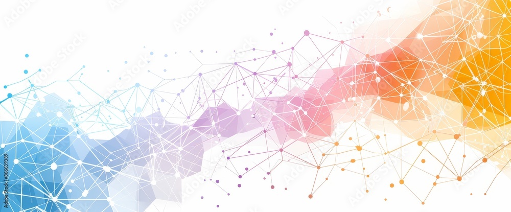Molecular structure and communication. Digital technology background with networks. Abstract geometric background with connected dots and lines. Molecular structure and communication. Digital technology background with networks. Abstract geometric background with connected dots and lines.
