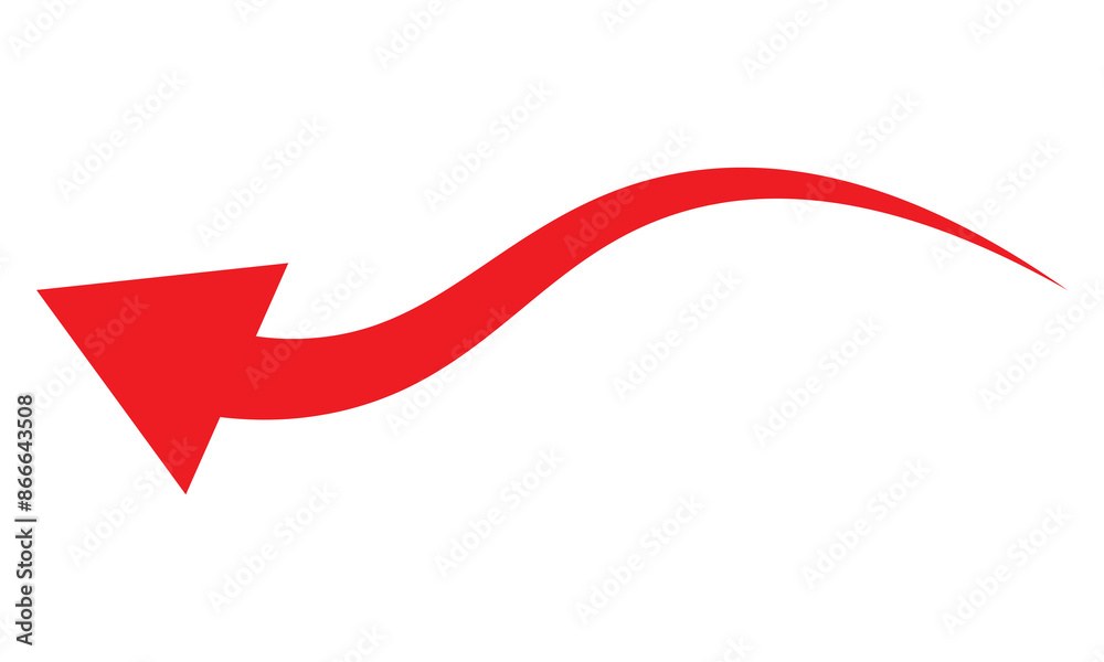 Red long Arrow icon . Vector of trendy long arrow left and right in flat style arrow or web design. eps 10 Red long Arrow icon . Vector of trendy long arrow left and right in flat style arrow or web design. eps 10