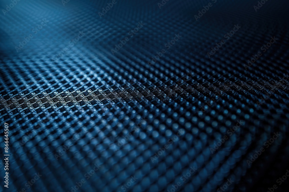 Blue abstract pixelated background with depth effect Blue abstract pixelated background with depth effect