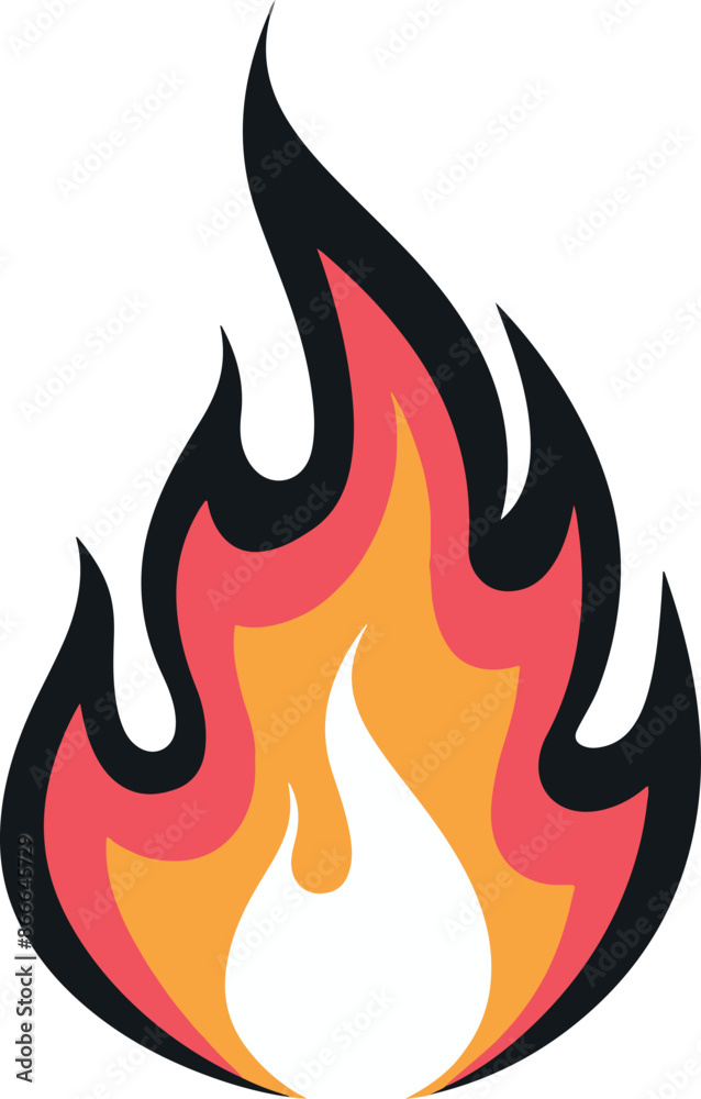 Fire Flame Vector Illustration Design Fire Flame Vector Illustration Design