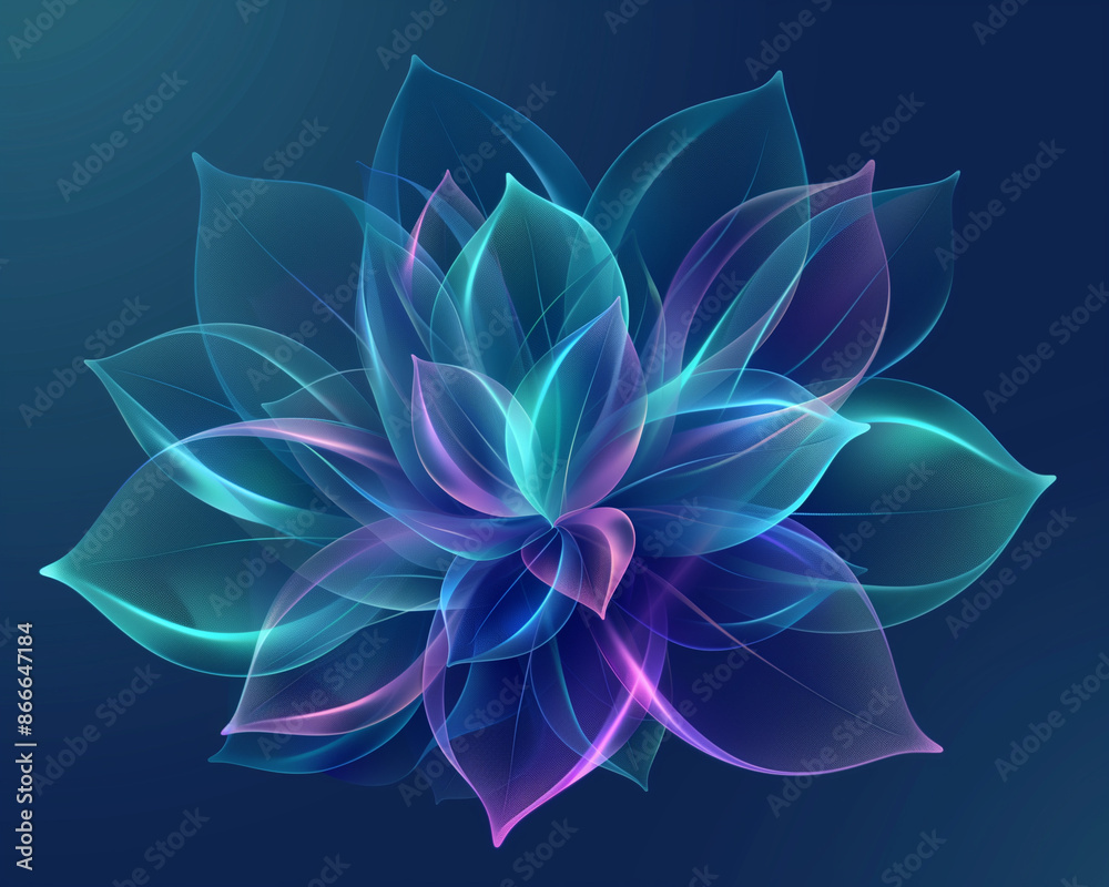 Obraz premium abstract blue background